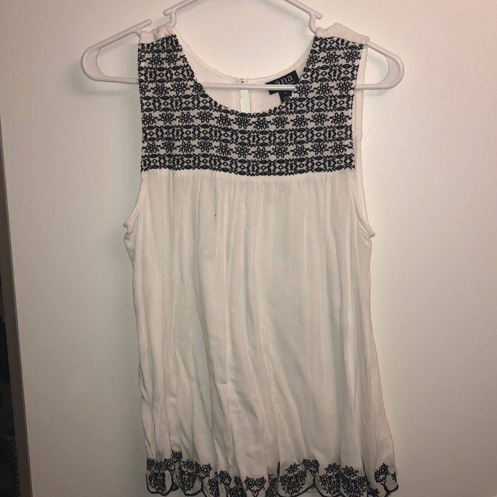 White tank top